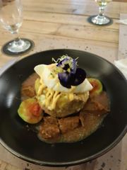 dessert with fruit