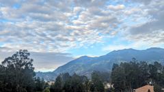 blue-sky mountain view
