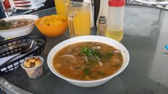 served meal or drink