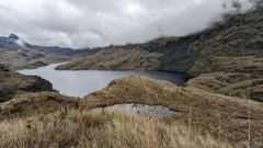 mountain lake panorama