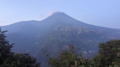 mountain or volcano landscape