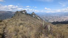 rocky ridge above city