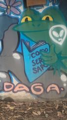 colorful mural detail