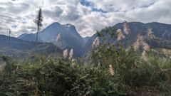 mountain valley panorama