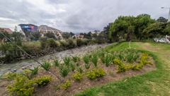 urban riverbank