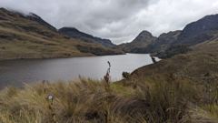 lake and rocky highland basin