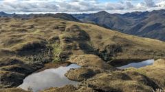 highland lake and mountains