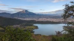 mountain lake landscape