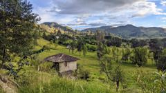 mountain or valley landscape