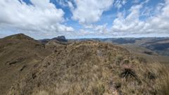 ridge above city