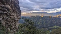cliffside valley view
