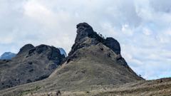 distinct rocky peak
