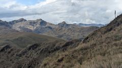 mountain ridge panorama