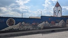 long wall mural