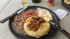 served meal or drink