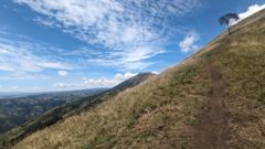 wide hillside valley view